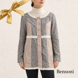 Bensoni Gray Tunic Shacket Size 6